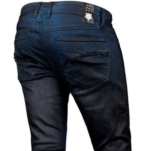 HELLRAISER COATED PANTS - COBALT BLUE size 30